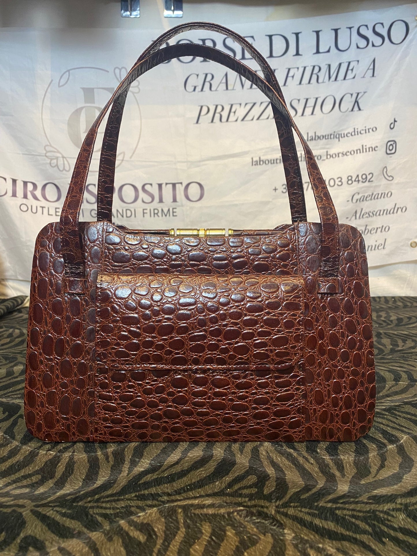 Borsa in Coccodrillo