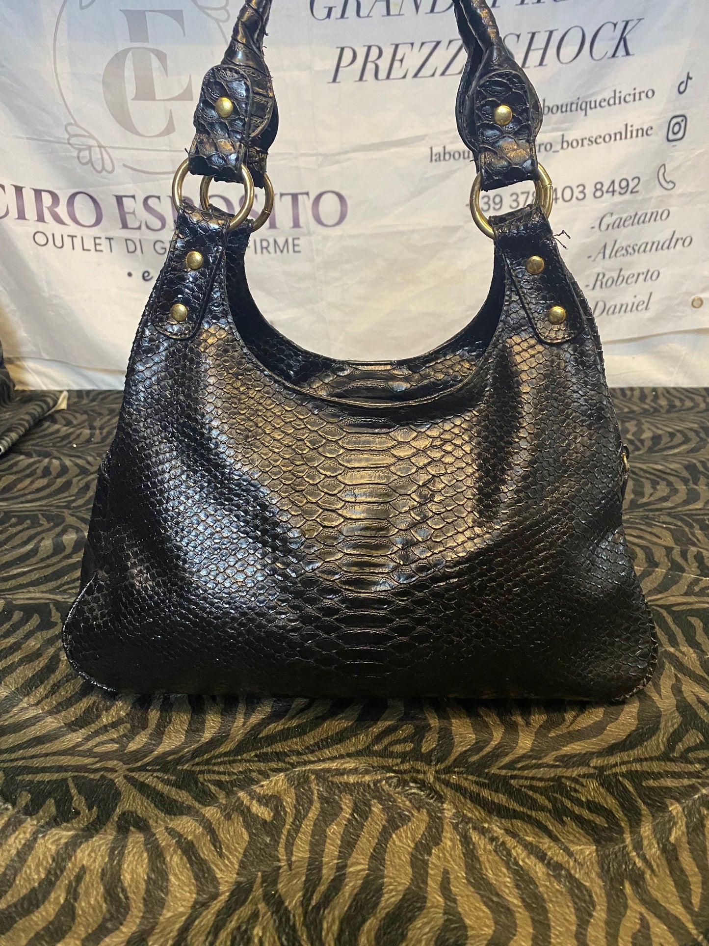 Borsa Enrico Coveri in Pitone