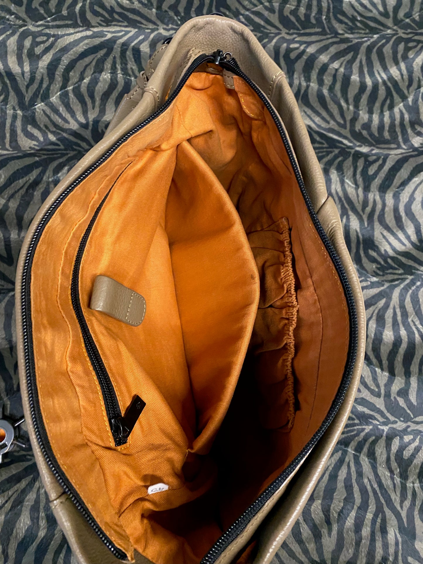 Borsa a Spalla Mandarina Duck Marrone Chiaro
