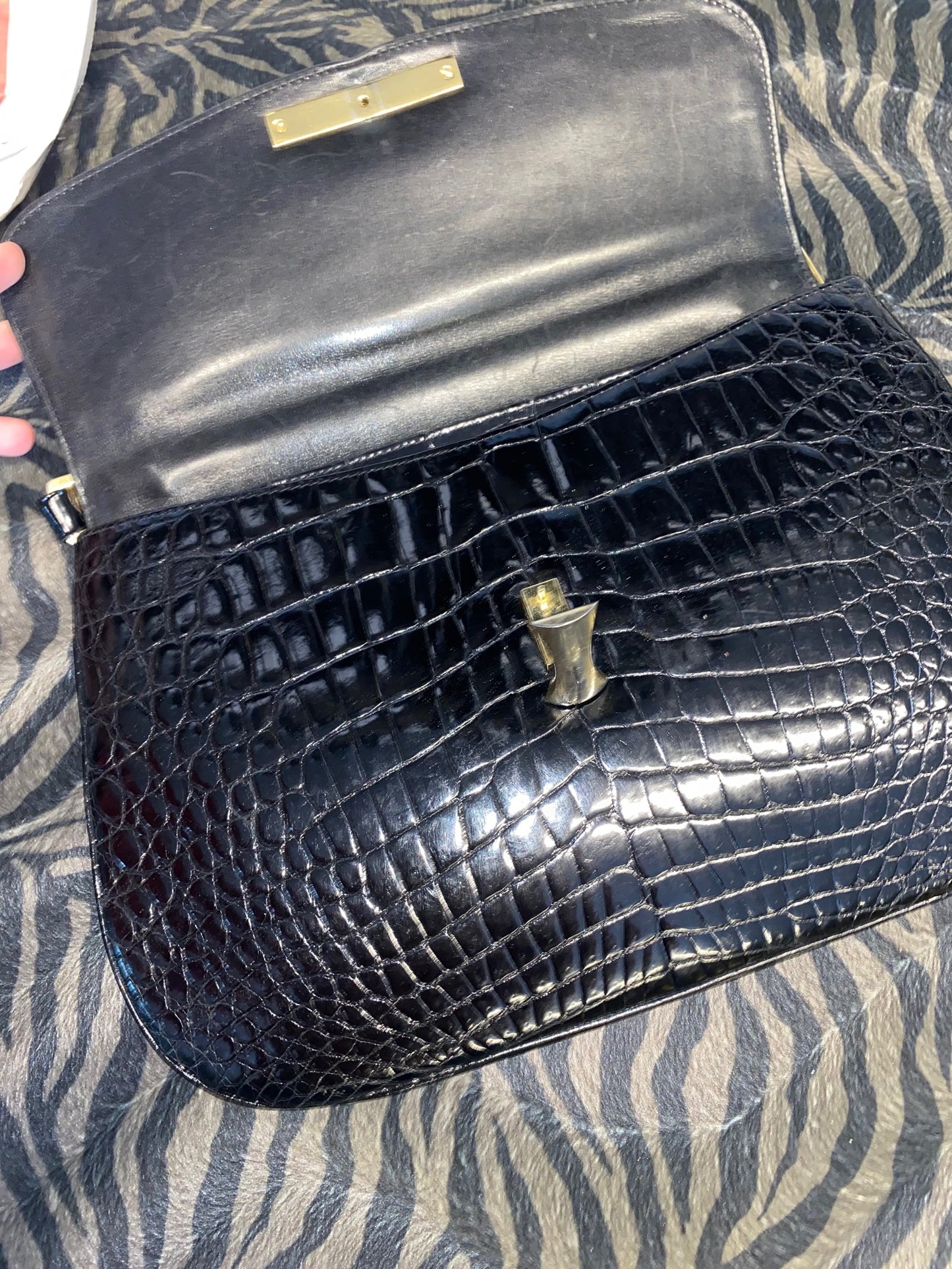 Borsa coccodrillo