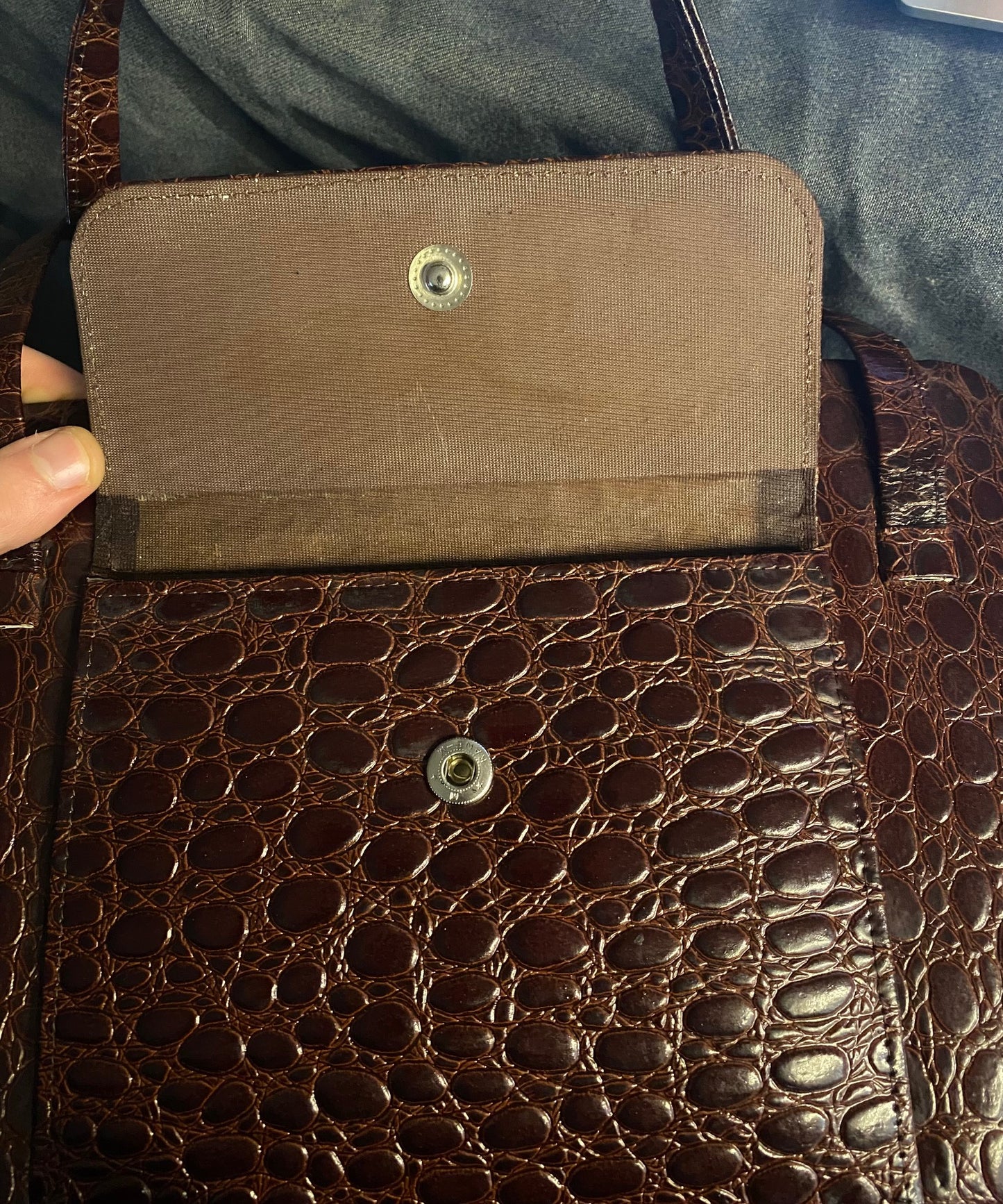 Borsa in Coccodrillo